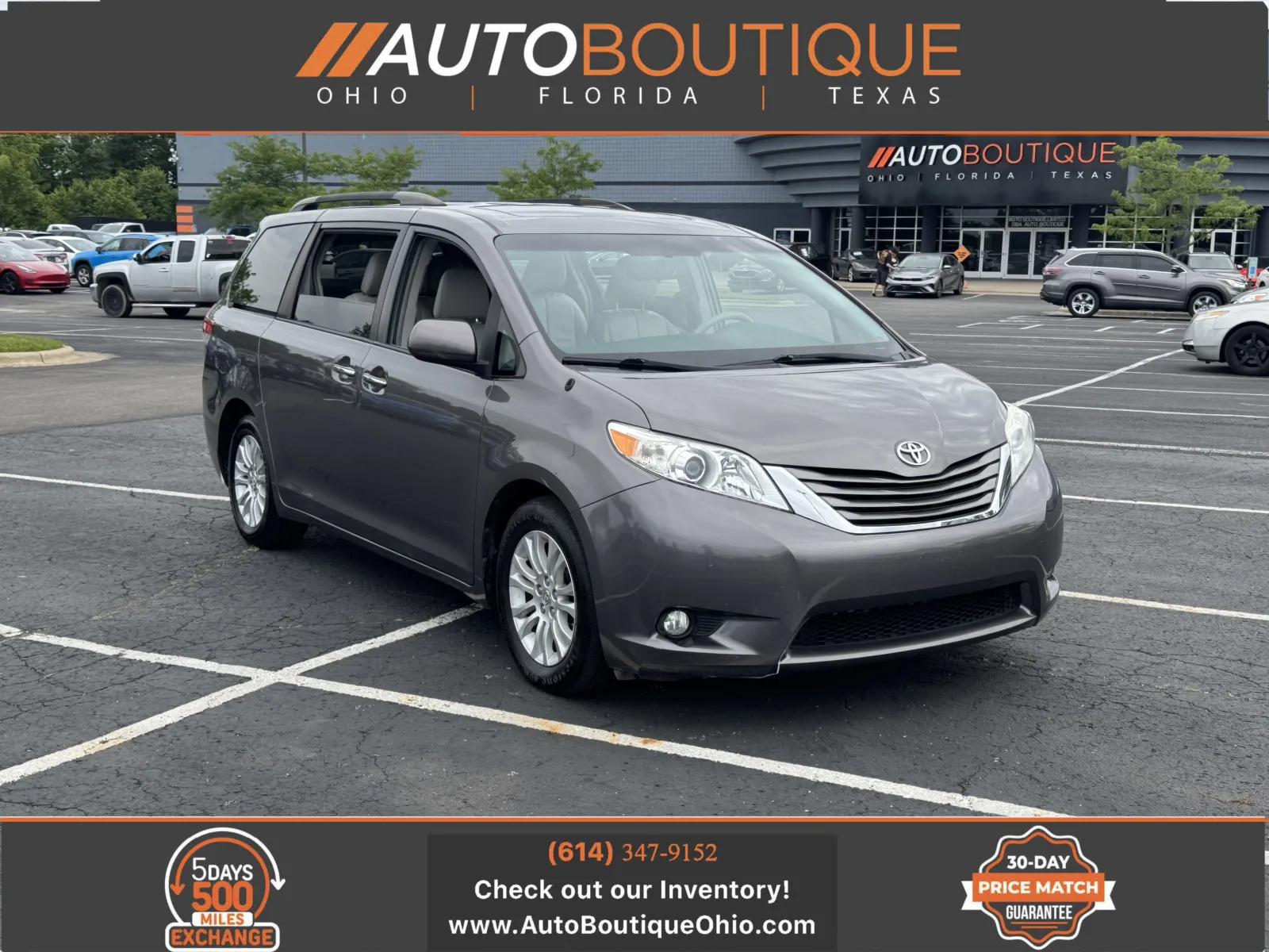 Black 2014 Toyota Sienna XLE AAS for sale in Columbus, OH