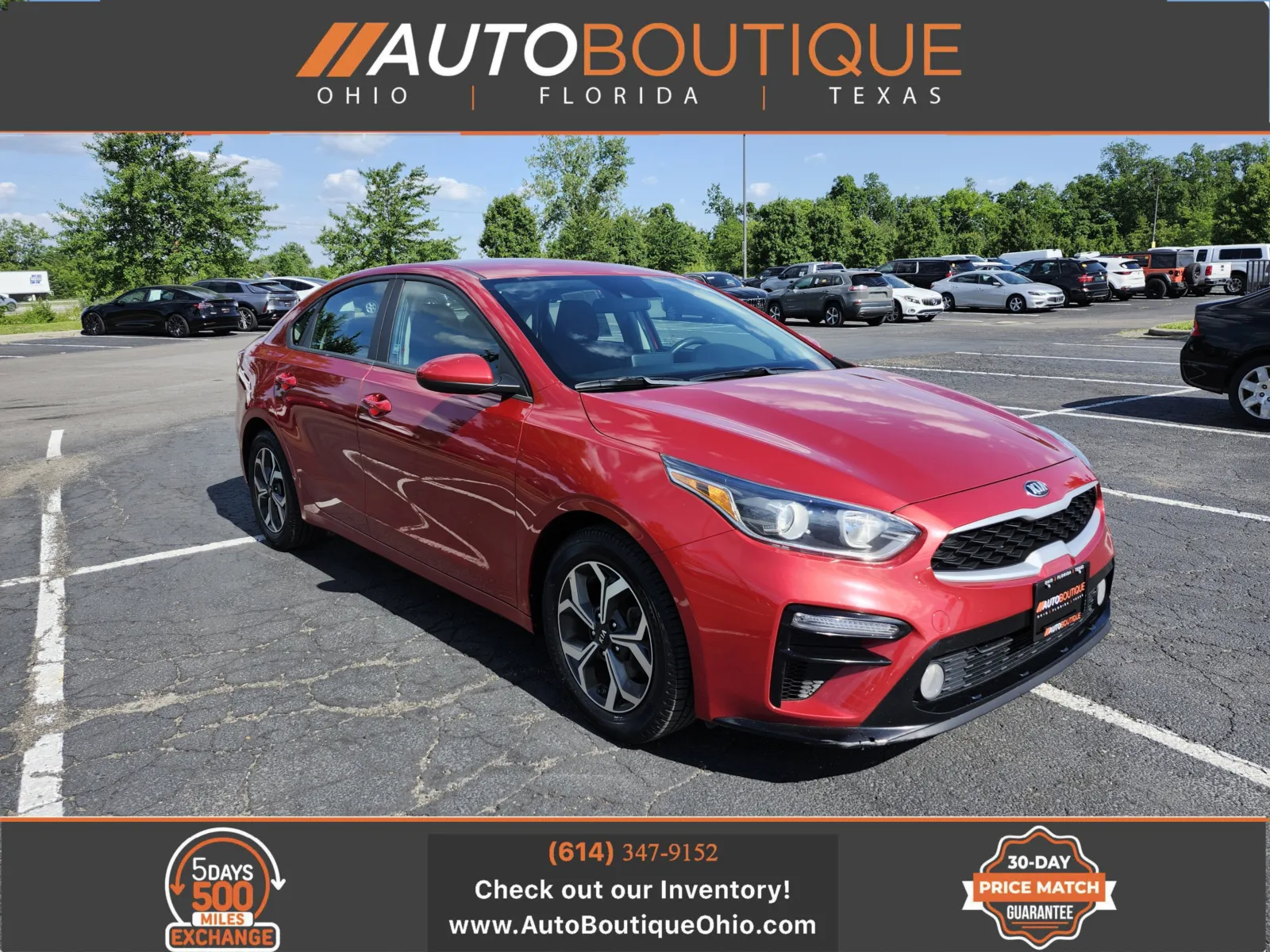 Red 2019 Kia Forte LXS for sale in Columbus, OH