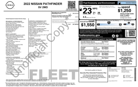 Photos of 2022 Nissan Pathfinder SV for sale in Columbus, OH at Auto Boutique Ohio
