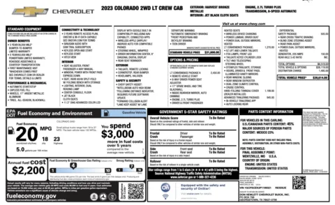 More photos of 2023 Chevrolet Colorado 2WD LT at Auto Boutique Ohio, OH