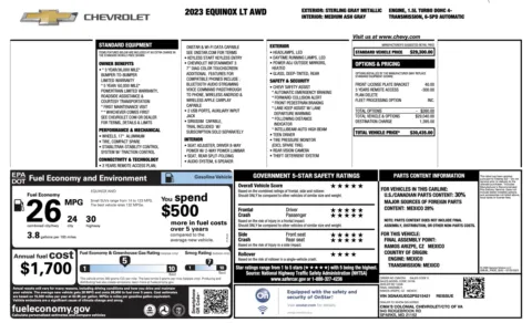 Photos of 2023 Chevrolet Equinox LT for sale in Columbus, OH at Auto Boutique Ohio