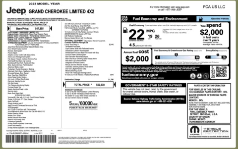 Photos of 2023 Jeep Grand Cherokee Limited for sale in Columbus, OH at Auto Boutique Ohio