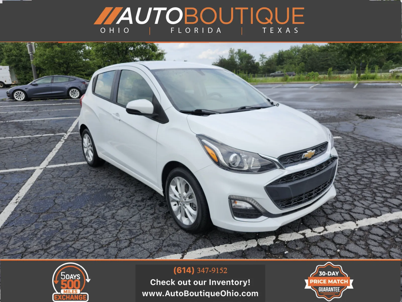 White 2021 Chevrolet Spark 1LT for sale in Columbus, OH