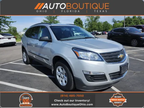 Silver 2017 Chevrolet Traverse LS for sale in Columbus, OH