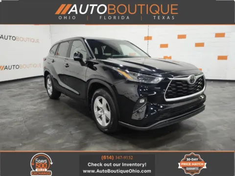 Black 2023 Toyota Highlander LE for sale in Columbus, OH