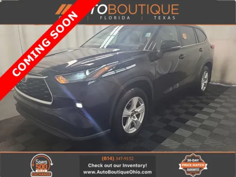 Black 2023 Toyota Highlander LE for sale in Columbus, OH