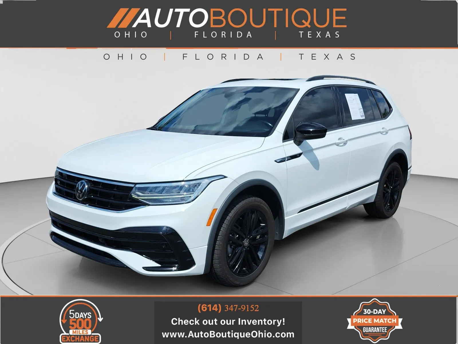 White 2022 Volkswagen Tiguan SE R-Line Black for sale in Columbus, OH