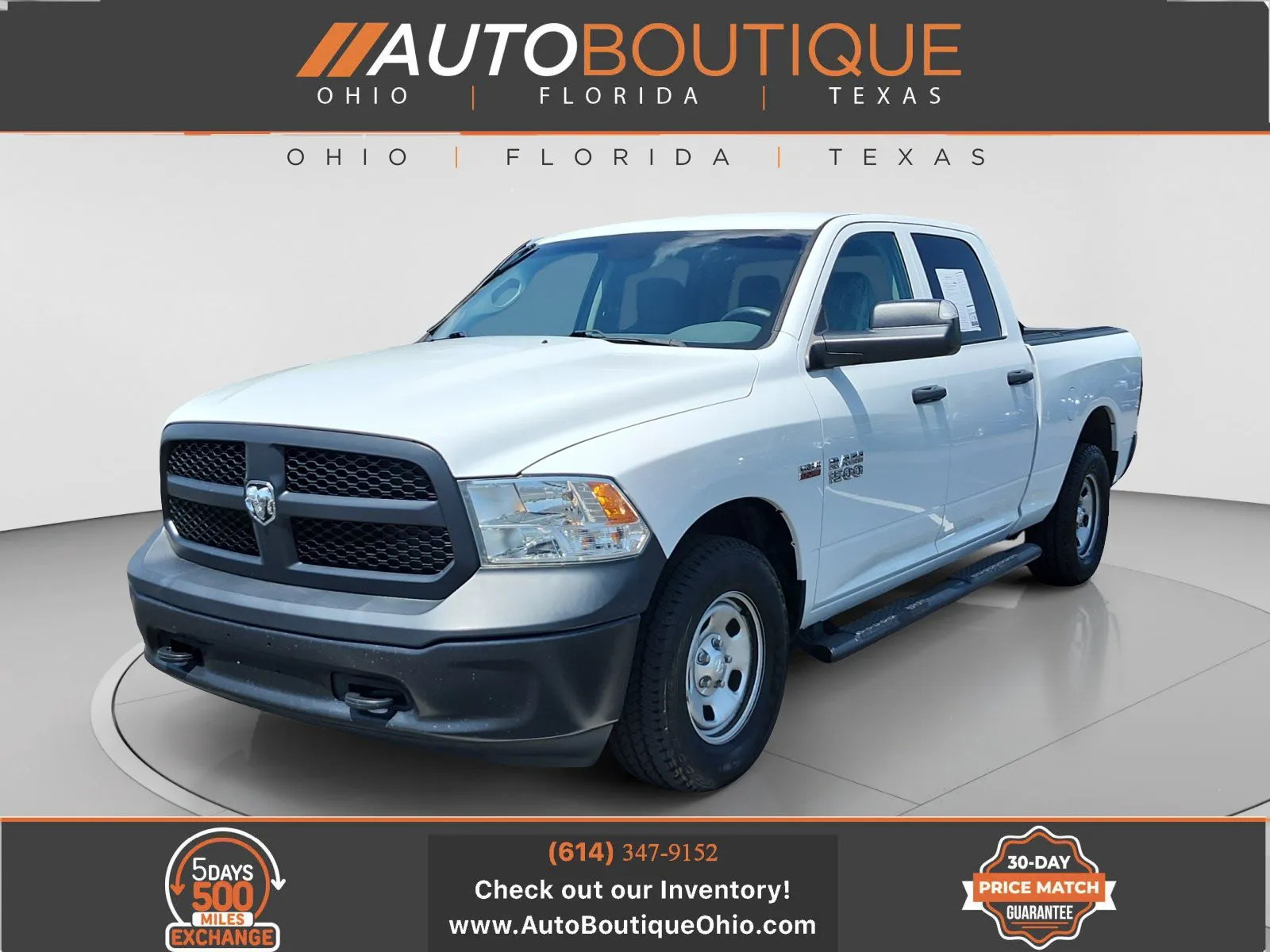 White 2018 Ram 1500 Tradesman for sale in Columbus, OH