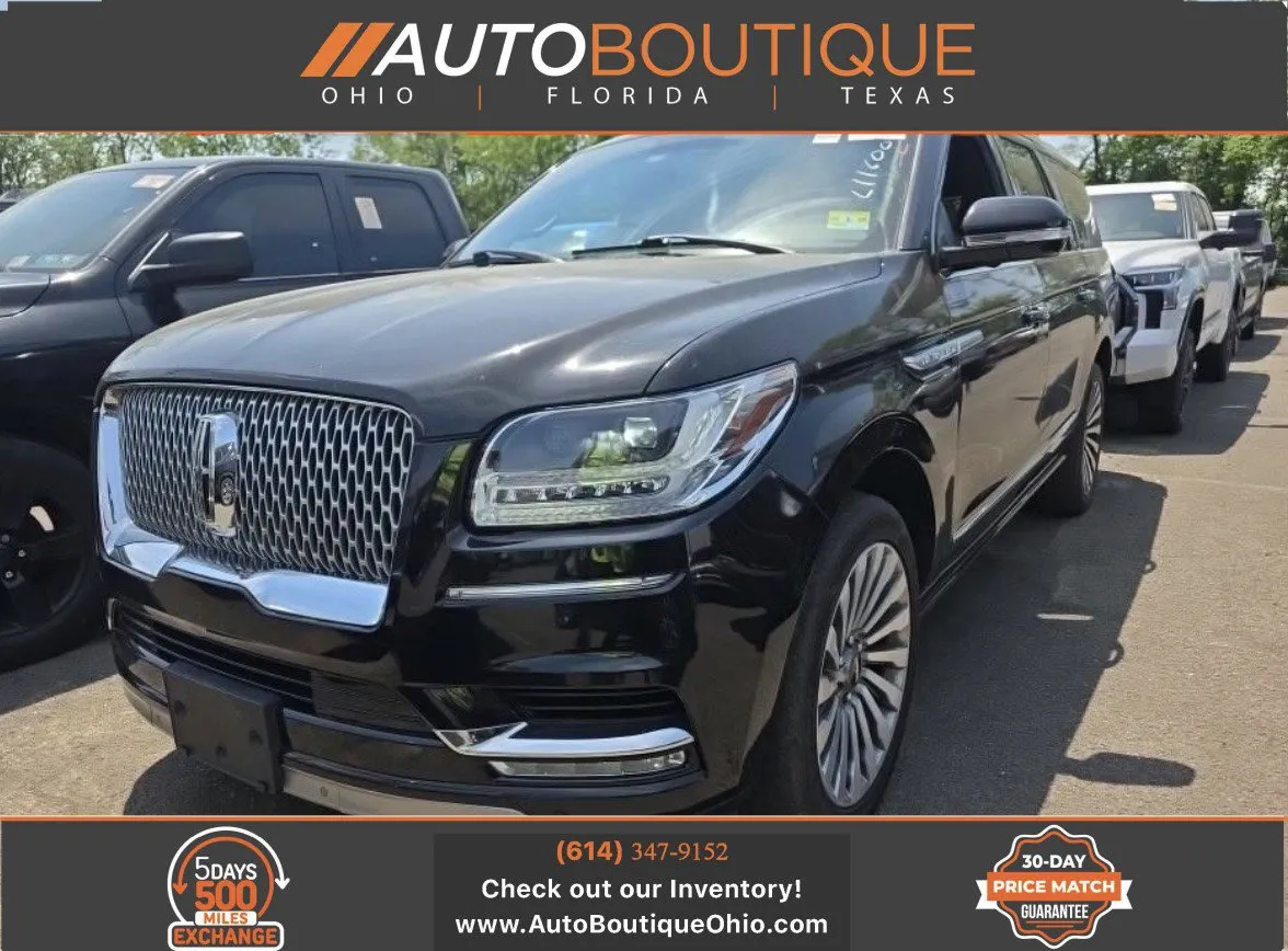 Black 2018 Lincoln Navigator L Reserve for sale in Columbus, OH