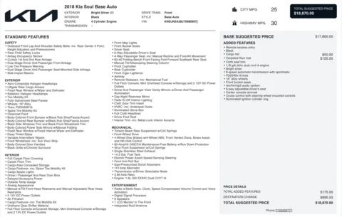 More photos of 2018 Kia Soul at Auto Boutique Ohio, OH
