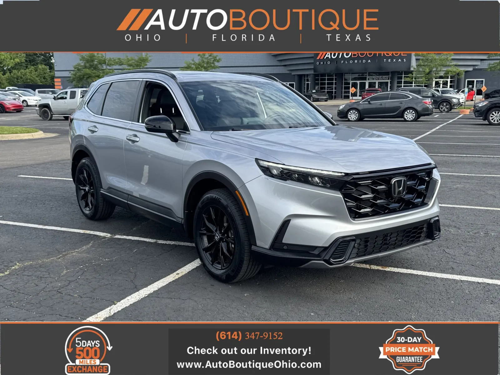 Silver 2024 Honda CR-V Hybrid Sport-L for sale in Columbus, OH