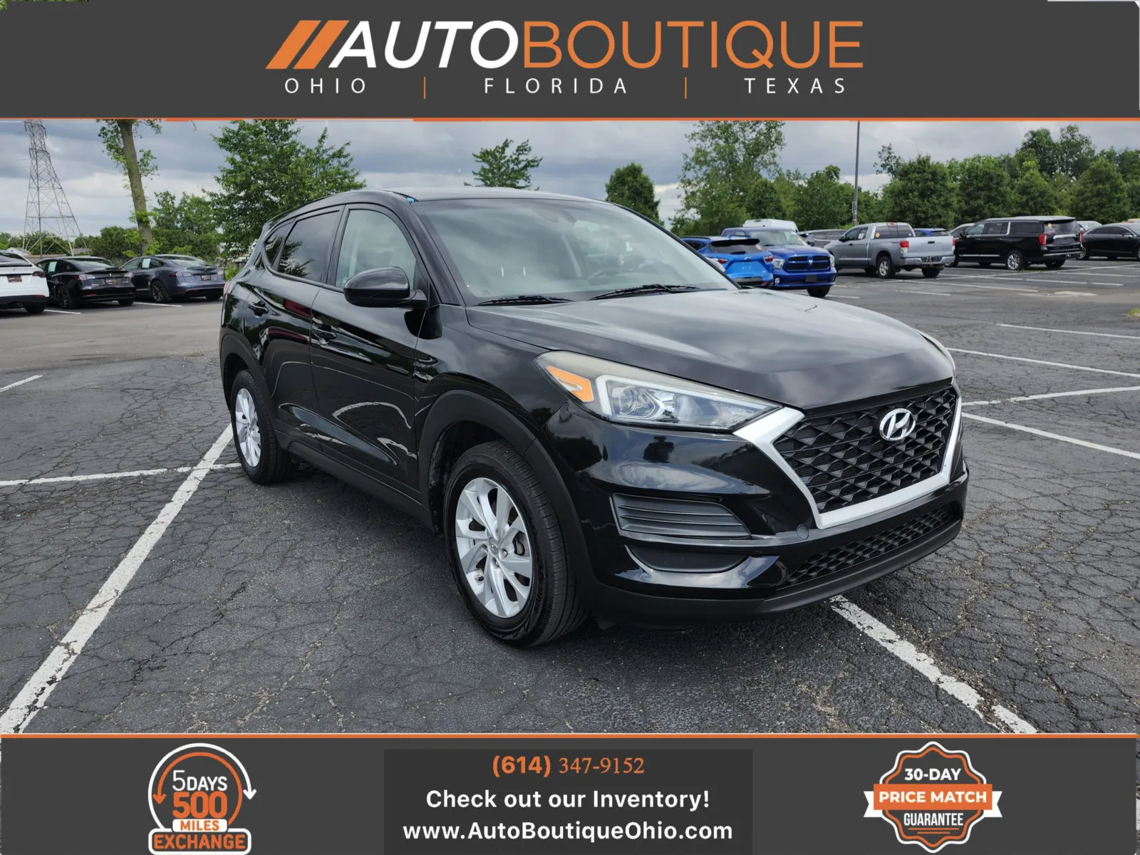 Black 2019 Hyundai Tucson SE for sale in Columbus, OH