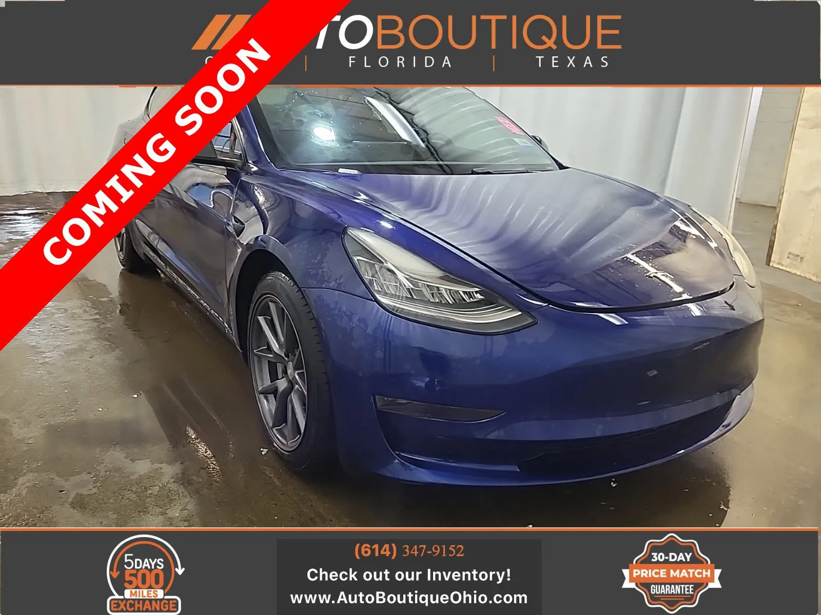 Blue 2021 Tesla Model 3 Standard Range Plus for sale in Columbus, OH