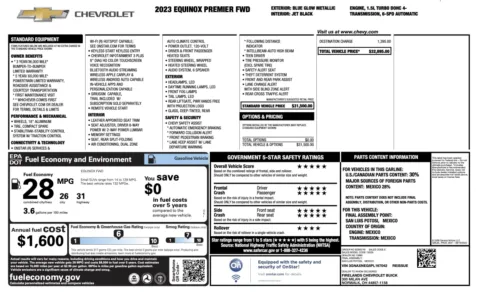 More photos of 2023 Chevrolet Equinox Premier at Auto Boutique Ohio, OH