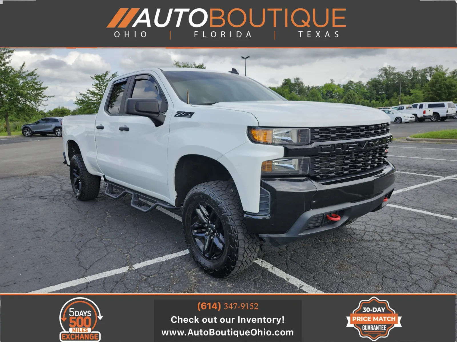 White 2020 Chevrolet Silverado 1500 Custom Trail Boss for sale in Columbus, OH