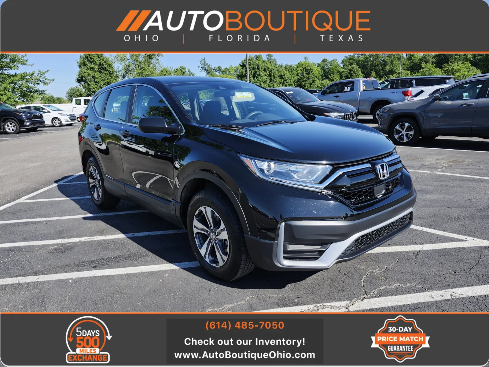 Black 2021 Honda CR-V LX for sale in Columbus, OH