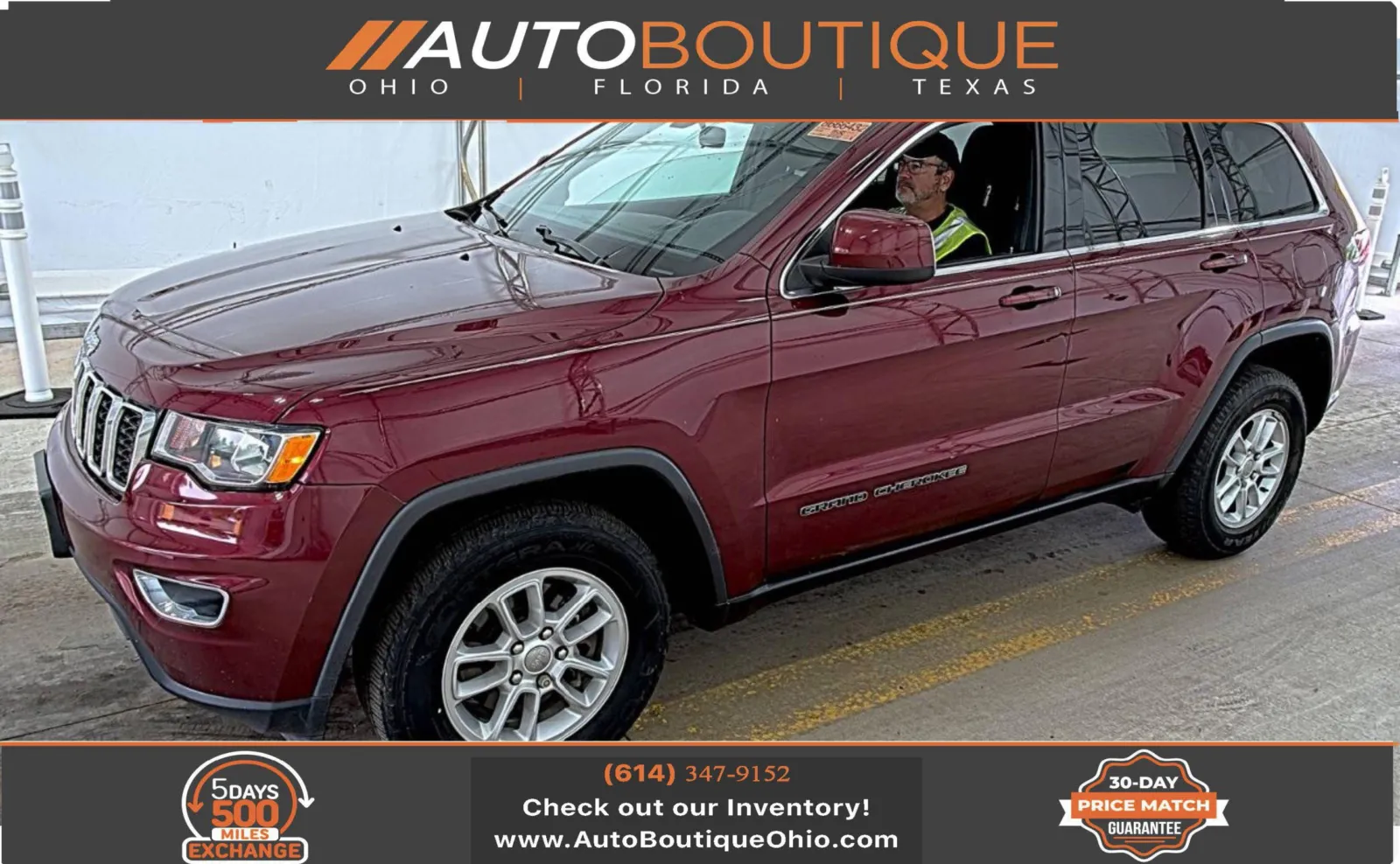 Red 2019 Jeep Grand Cherokee Laredo E for sale in Columbus, OH