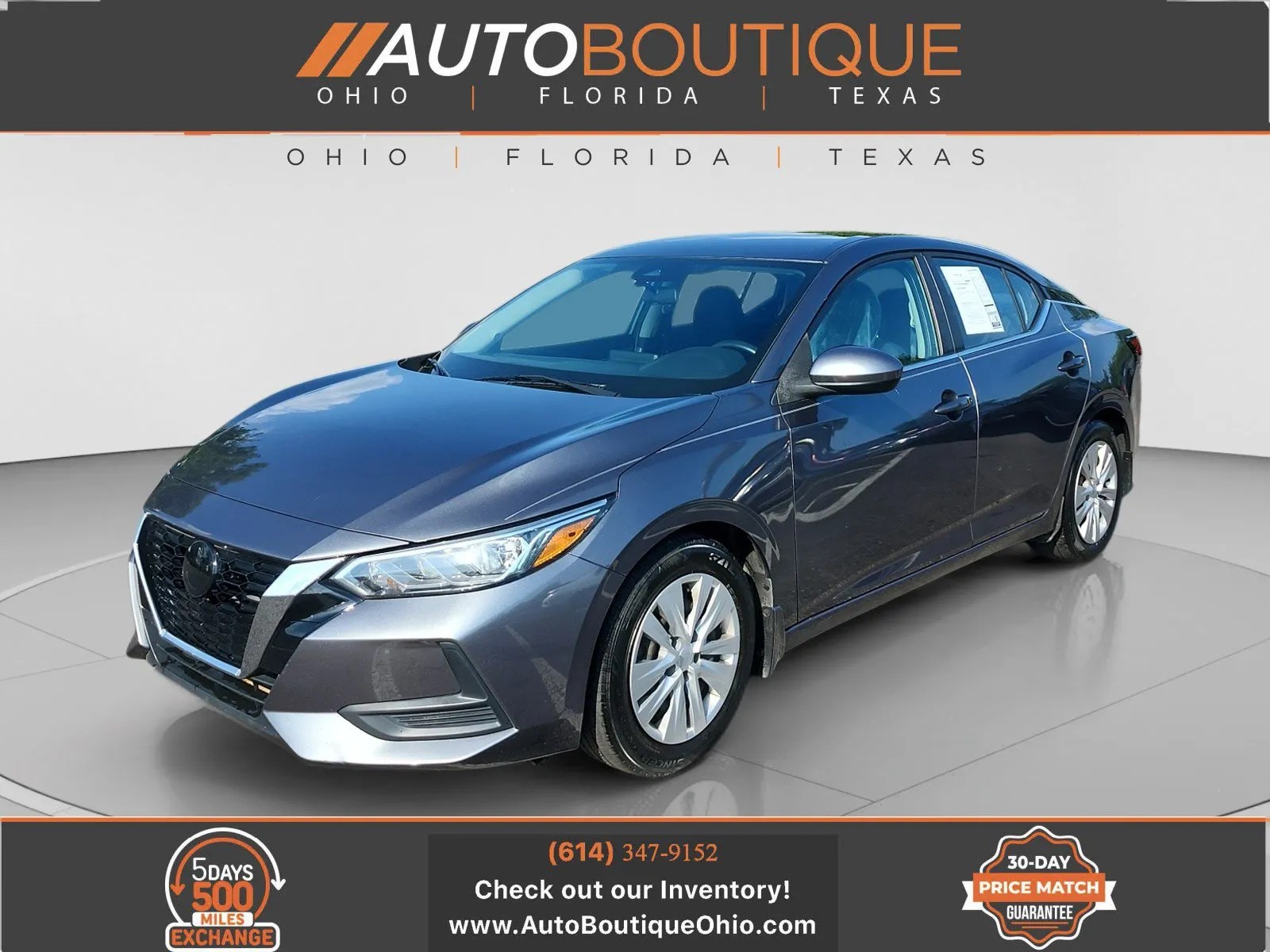 Gray 2020 Nissan Sentra S for sale in Columbus, OH