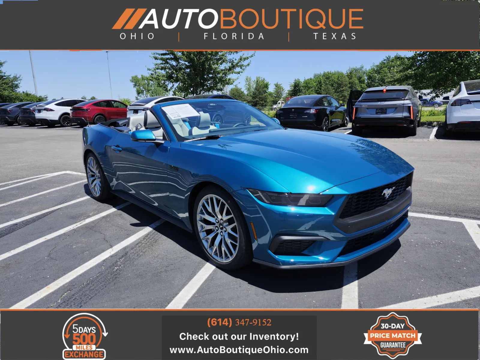 Blue 2026 Ford Mustang EcoBoost Premium for sale in Columbus, OH