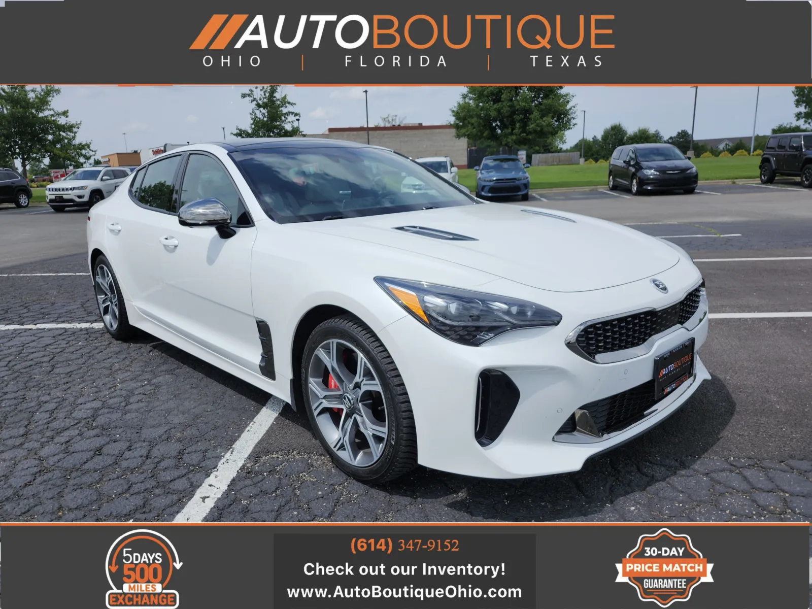 White 2019 Kia Stinger GT2 for sale in Columbus, OH