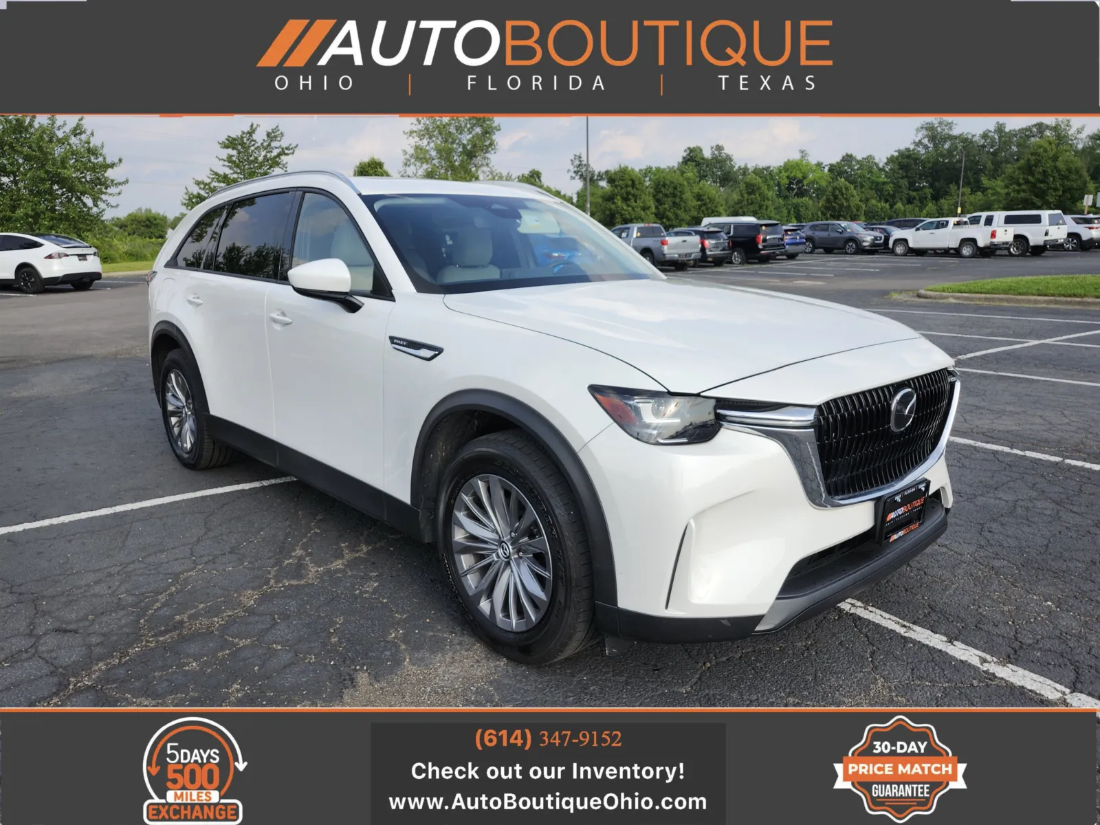 White 2024 Mazda CX-90 PHEV Preferred for sale in Columbus, OH