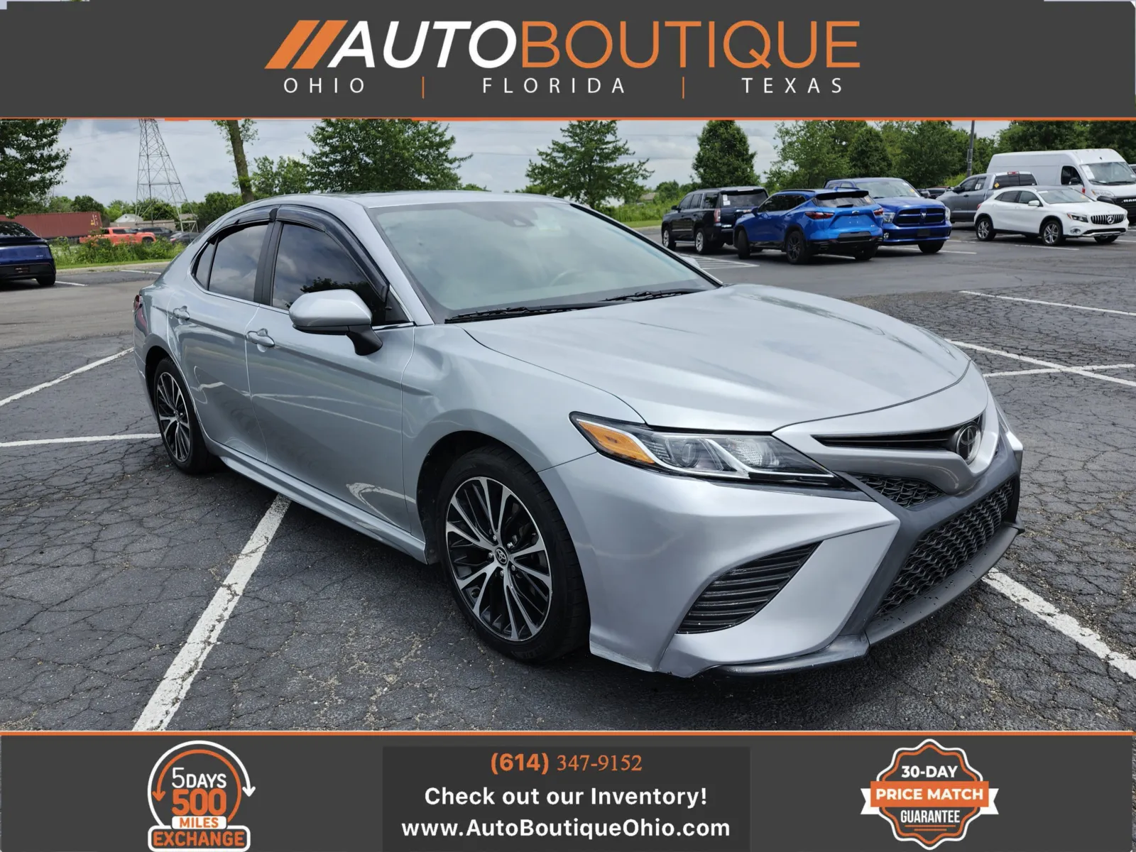 Silver 2020 Toyota Camry SE for sale in Columbus, OH