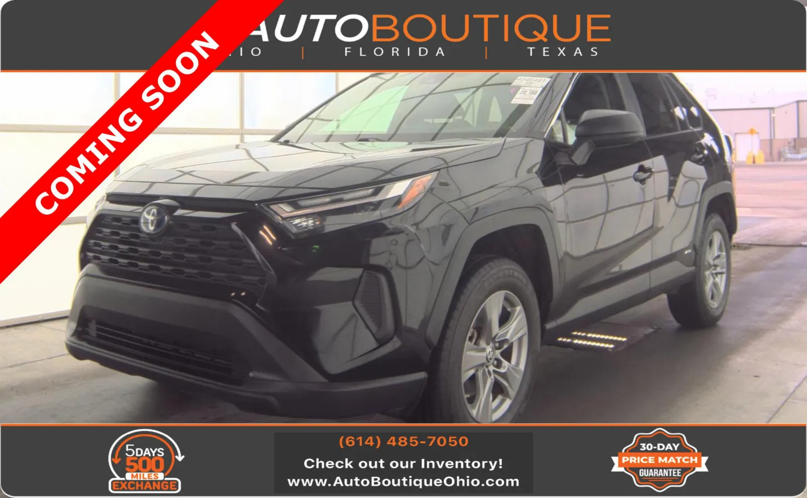 Black 2023 Toyota RAV4 Hybrid LE for sale in Columbus, OH