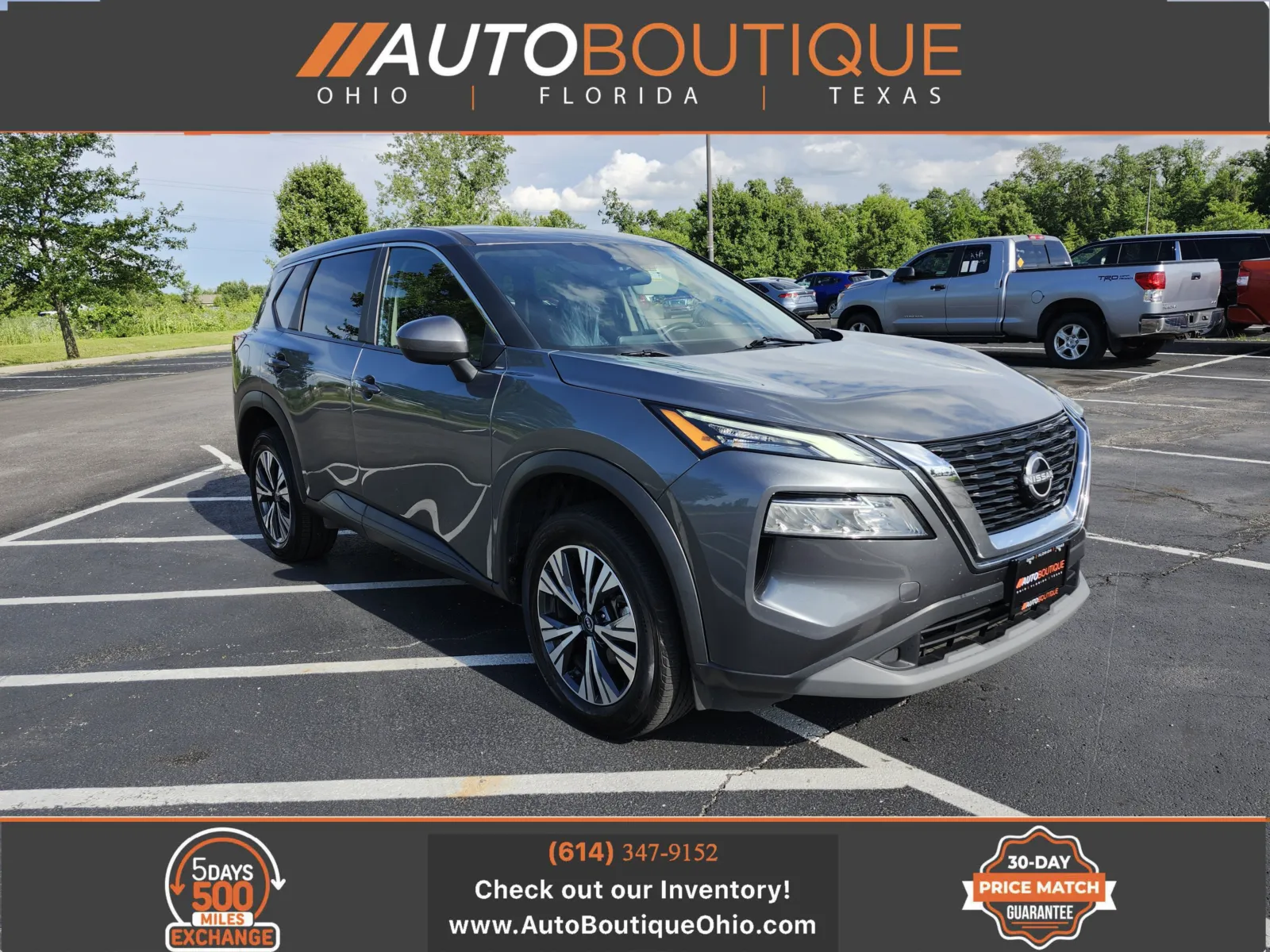 Gray 2023 Nissan Rogue SV for sale in Columbus, OH