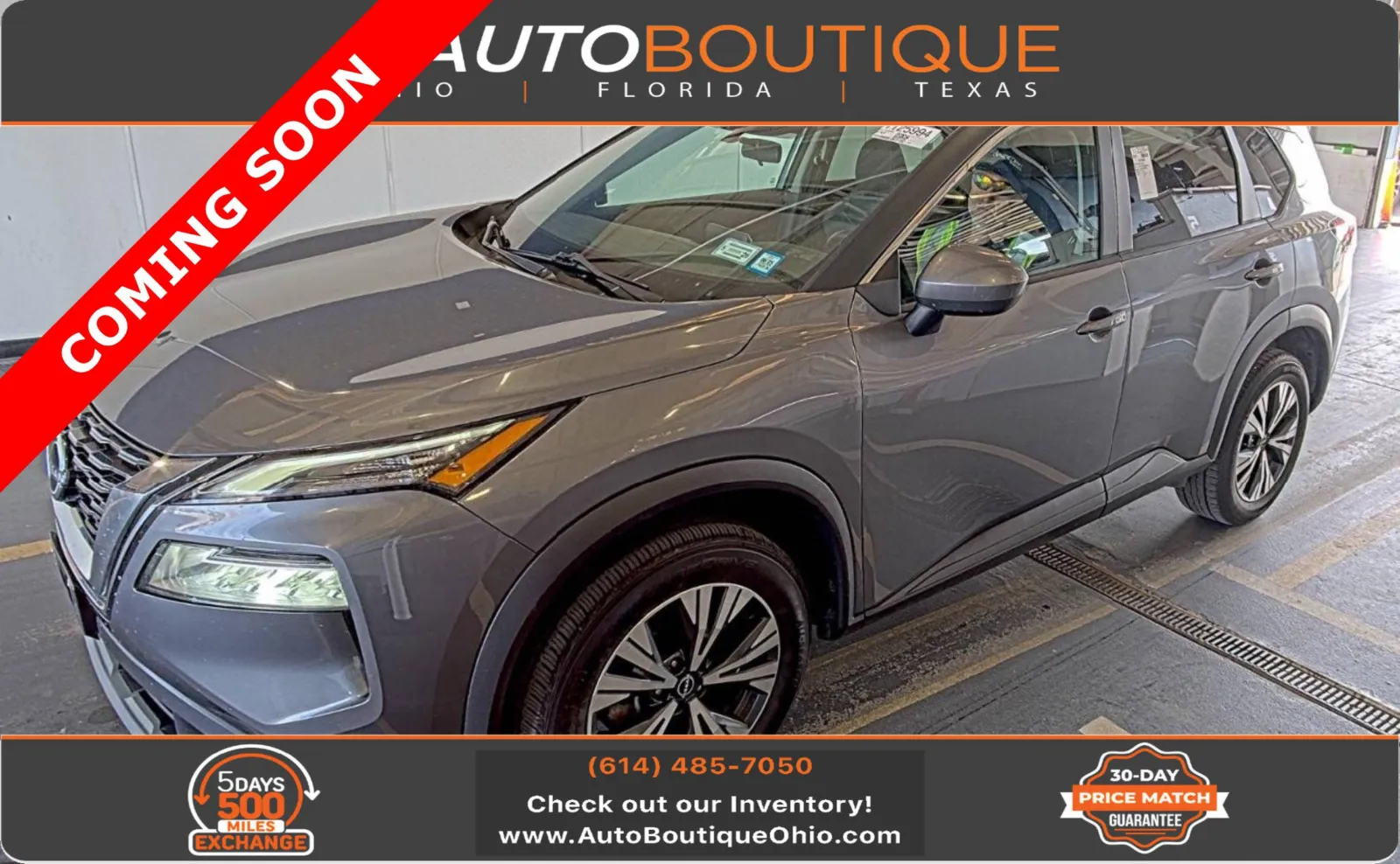 Gray 2023 Nissan Rogue SV for sale in Columbus, OH