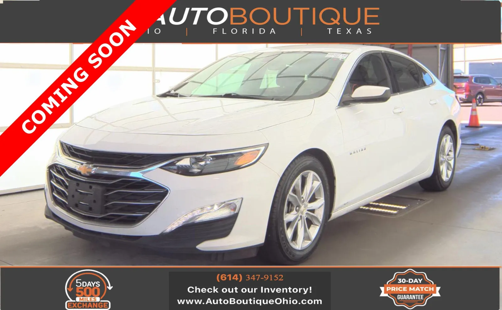 White 2022 Chevrolet Malibu LT for sale in Columbus, OH