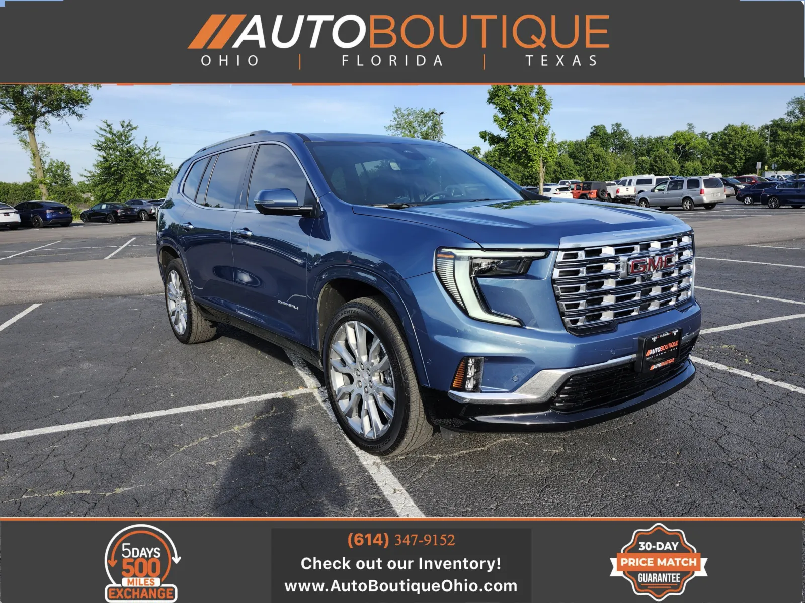 Blue 2025 GMC Acadia AWD Denali for sale in Columbus, OH