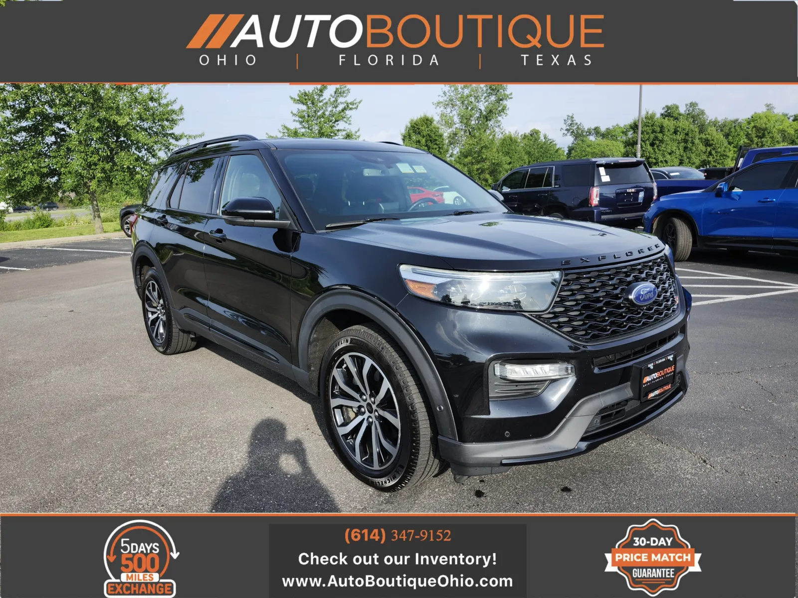 Black 2020 Ford Explorer ST for sale in Columbus, OH