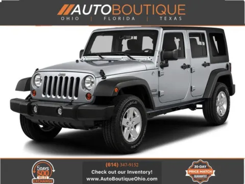 White 2016 Jeep Wrangler Unlimited Sport for sale in Columbus, OH