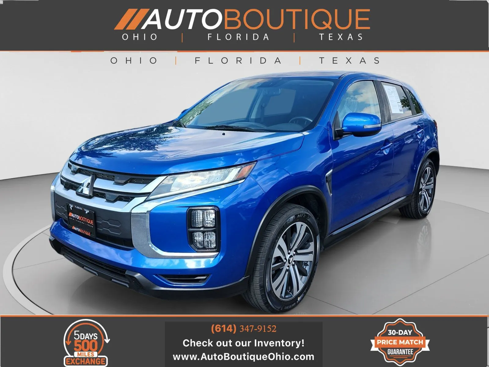 Blue 2021 Mitsubishi Outlander Sport SE for sale in Columbus, OH