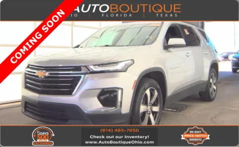 Silver 2022 Chevrolet Traverse LT Leather for sale in Columbus, OH
