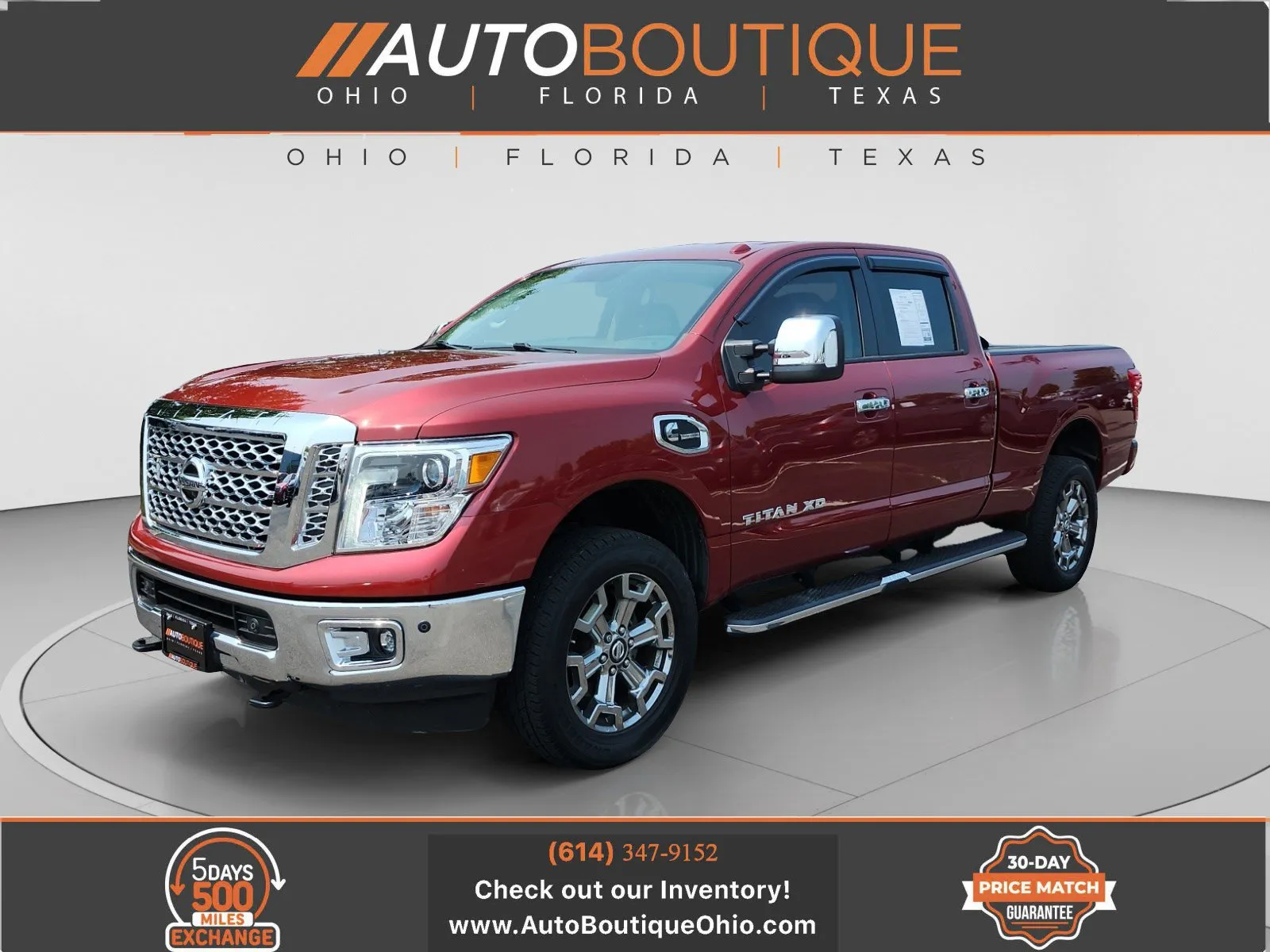 Red 2018 Nissan Titan XD SL for sale in Columbus, OH