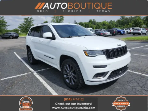 White 2018 Jeep Grand Cherokee High Altitude for sale in Columbus, OH
