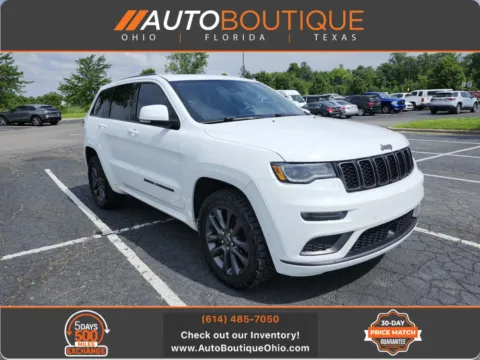 White 2018 Jeep Grand Cherokee High Altitude for sale in Columbus, OH