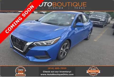 Blue 2021 Nissan Sentra SV for sale in Columbus, OH