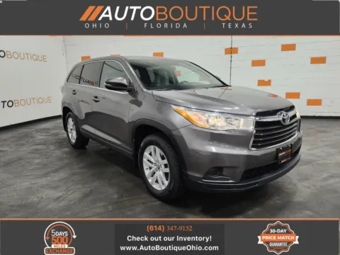 Gray 2016 Toyota Highlander LE for sale in Columbus, OH