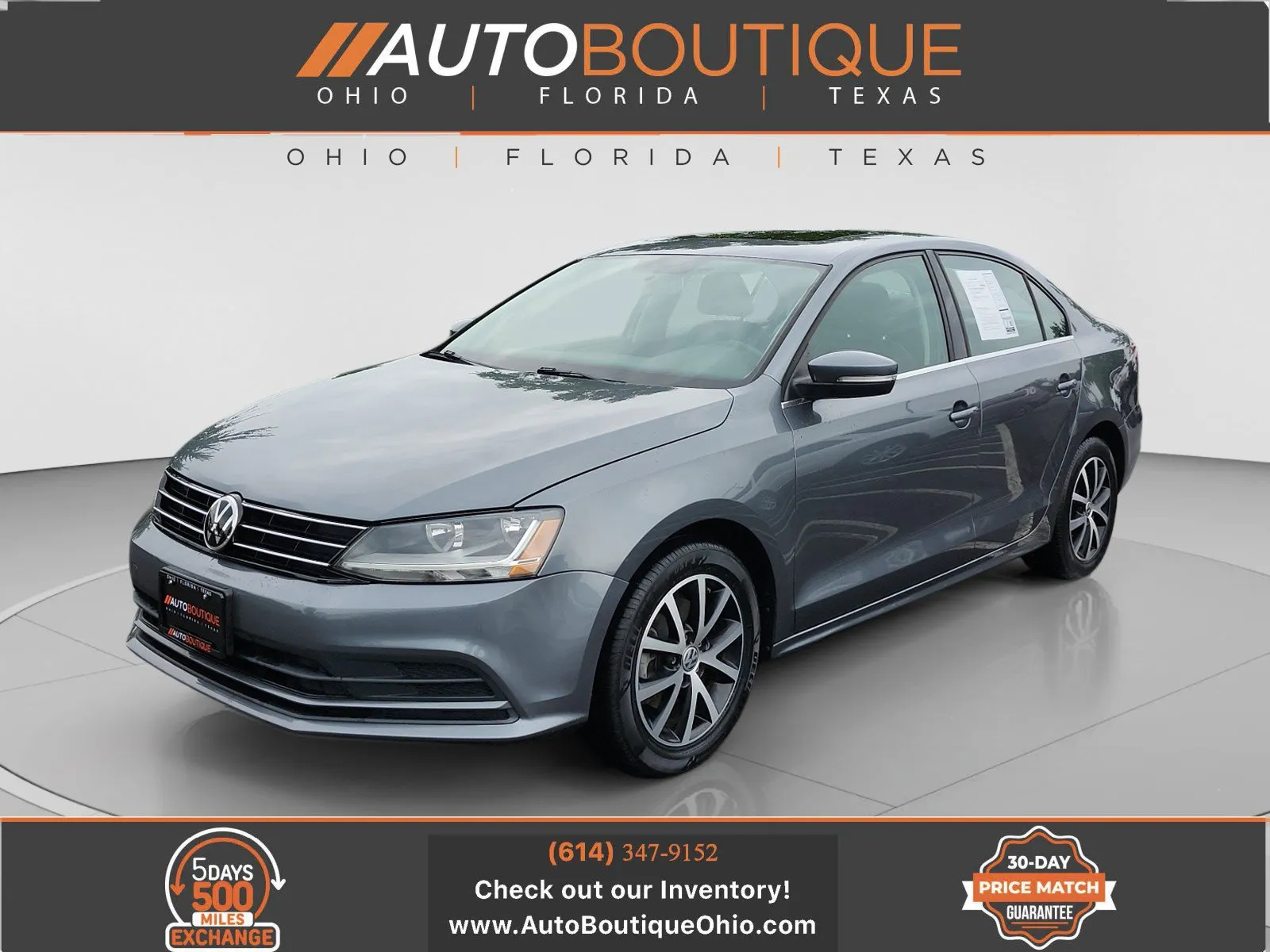 Gray 2017 Volkswagen Jetta 1.4T SE for sale in Columbus, OH