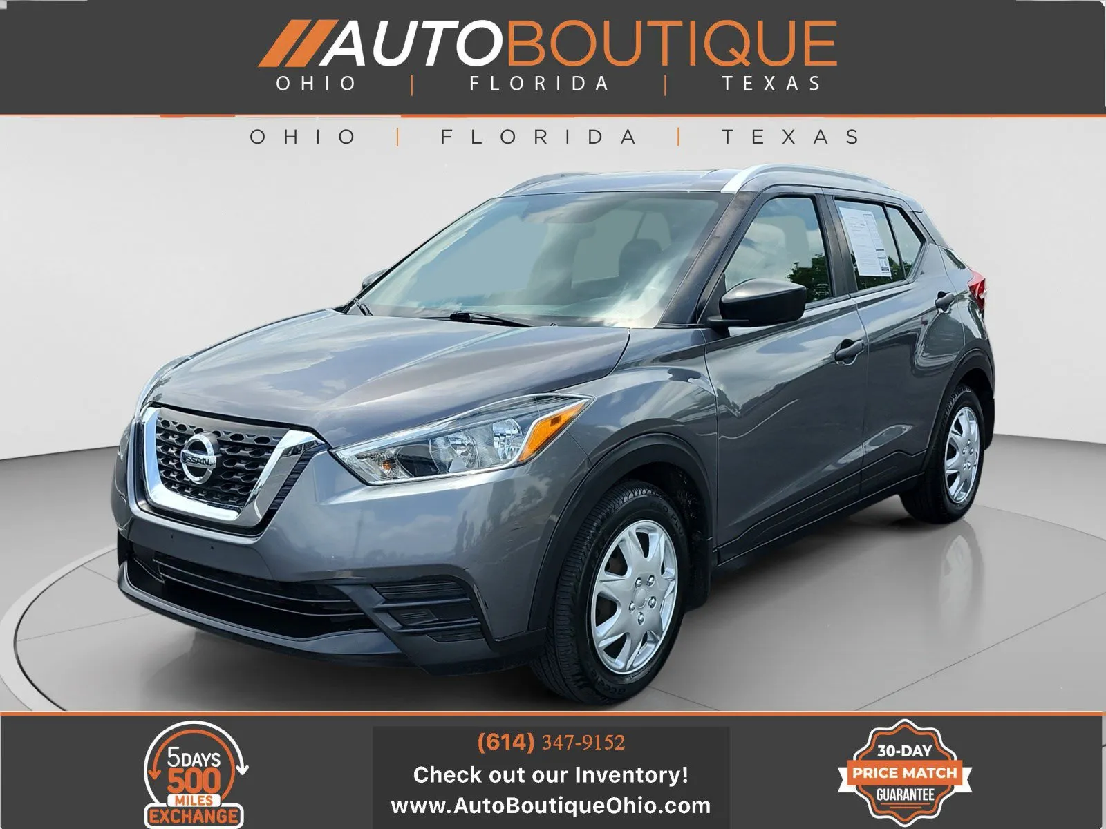 Gray 2019 Nissan Kicks S for sale in Columbus, OH