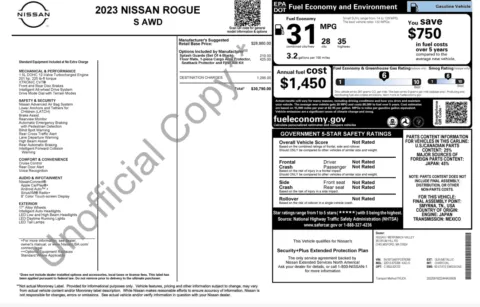 Photos of 2023 Nissan Rogue S for sale in Columbus, OH at Auto Boutique Ohio