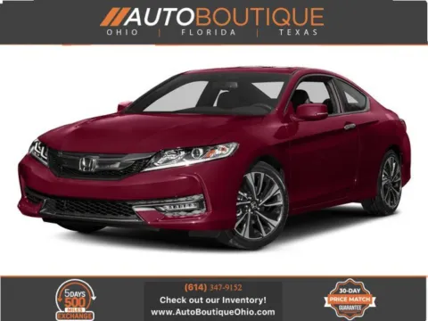 Red 2017 Honda Accord Coupe EX-L for sale in Columbus, OH