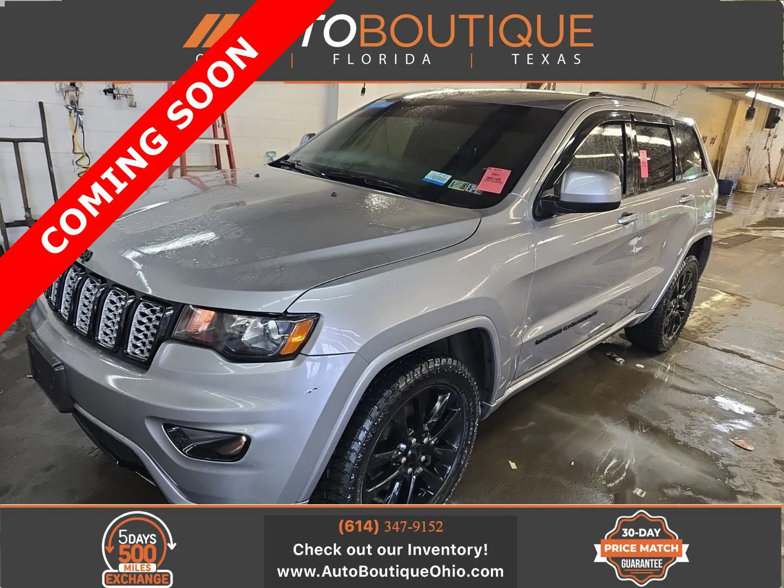 Silver 2021 Jeep Grand Cherokee Laredo X for sale in Columbus, OH
