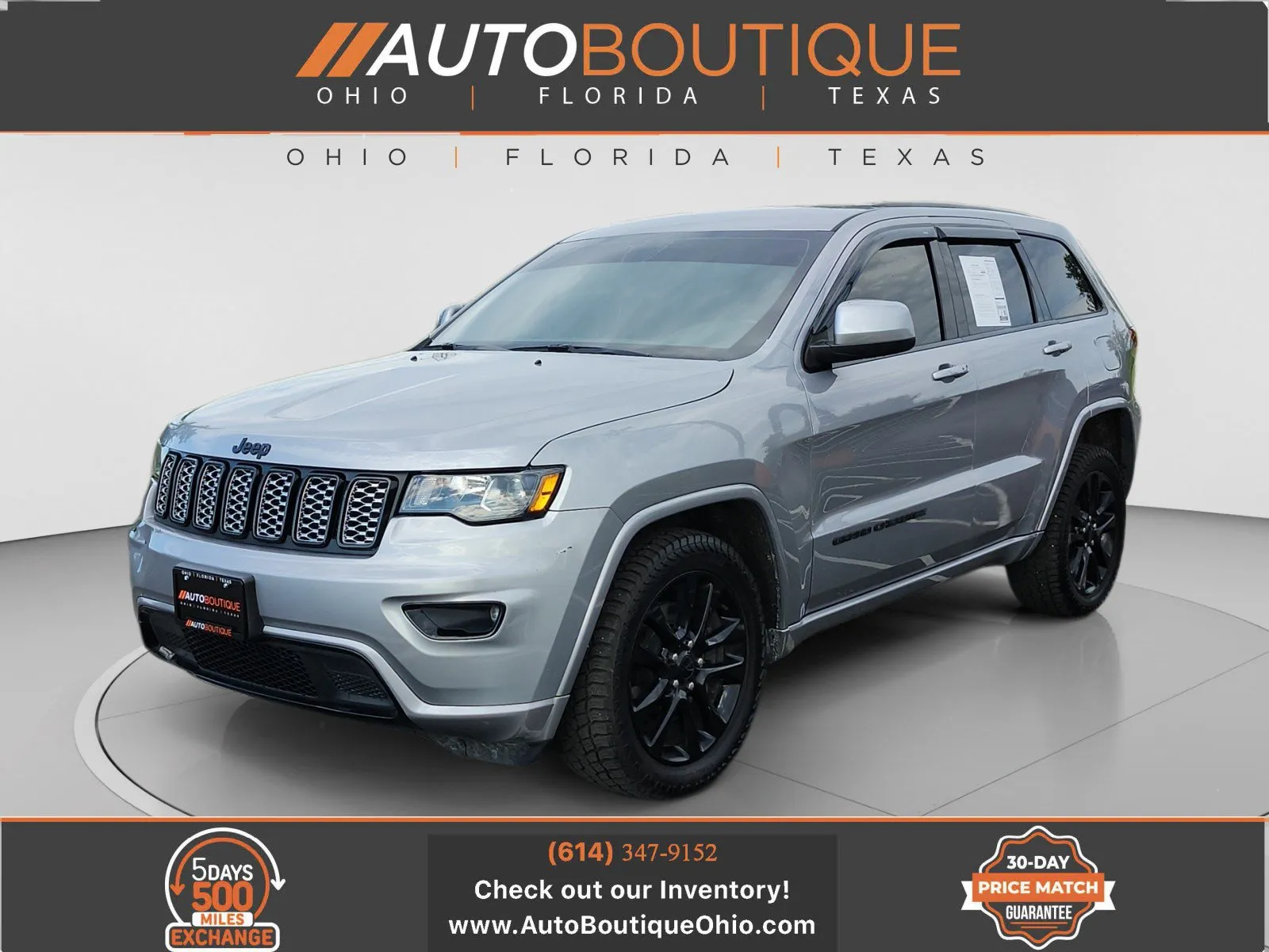 Silver 2021 Jeep Grand Cherokee Laredo X for sale in Columbus, OH