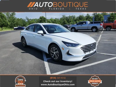 White 2021 Hyundai Sonata Hybrid Blue for sale in Columbus, OH