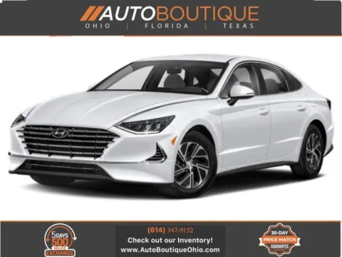 White 2021 Hyundai Sonata Hybrid Blue for sale in Columbus, OH