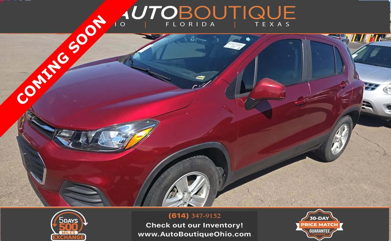 Red 2021 Chevrolet Trax LS for sale in Columbus, OH