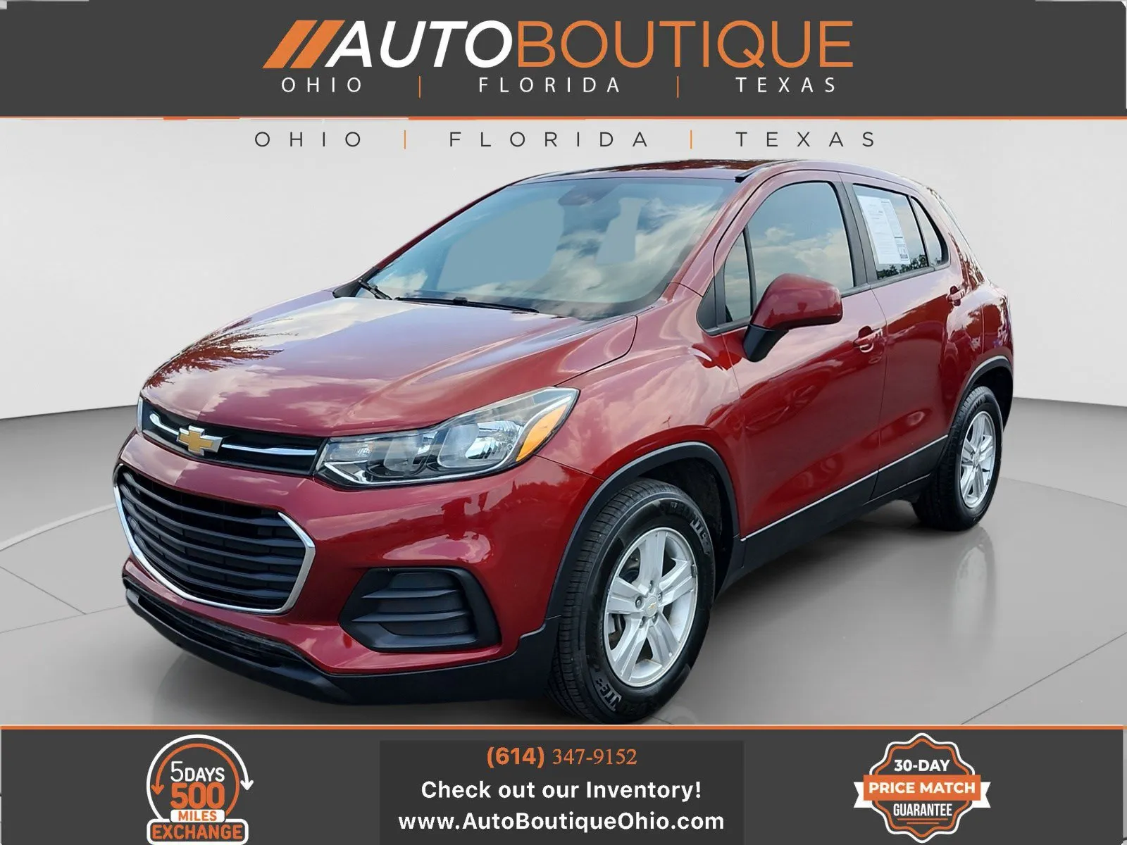 Red 2021 Chevrolet Trax LS for sale in Columbus, OH